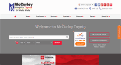 Desktop Screenshot of mccurleytoyota.com